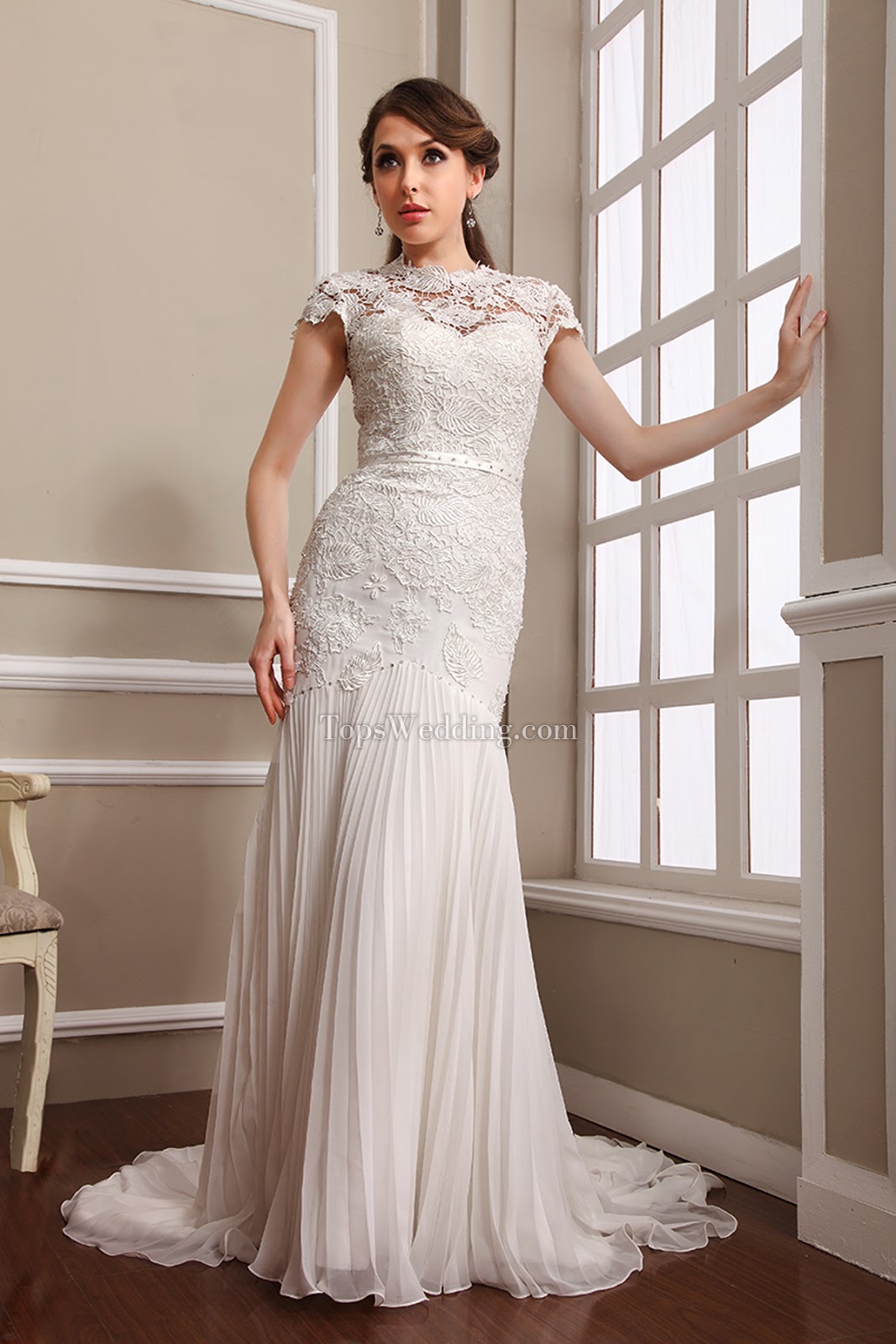 Boho Wedding Dress with Empire Waist - 979 | Empire waist wedding dress, Empire  wedding dress, Essense of australia wedding dresses