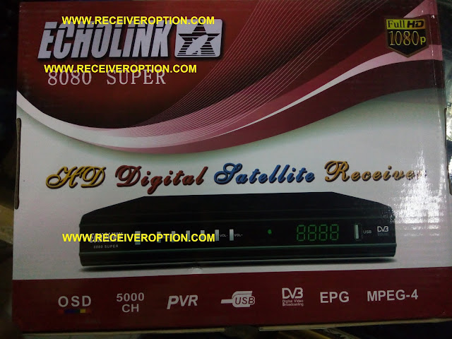 ECHOLINK 8080 SUPER HD RECEIVER CCCAM OPTION