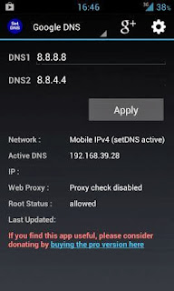 Cara merubah DNS pada Android menggunakan 'Set DNS'