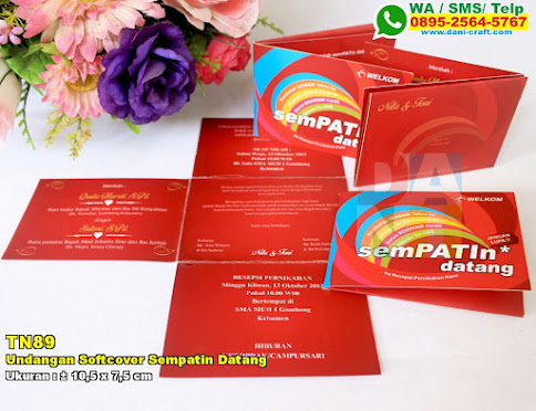 Undangan Softcover Sempatin Datang