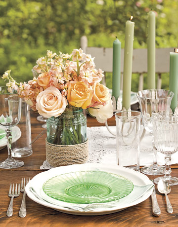 Table settings set the mood A few of my outdoor faves