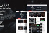 Newsgame Responsive Blogger Template