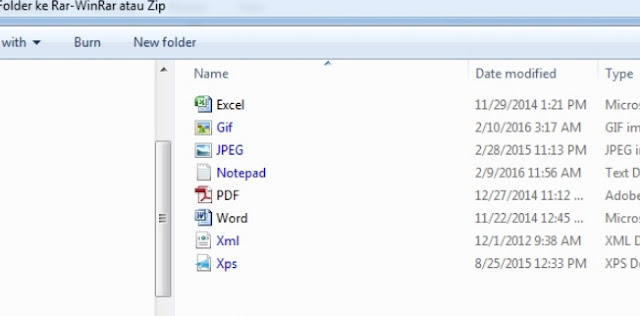 Cara Mudah Mengubah Folder menjadi Rar-Winrar dan Zip