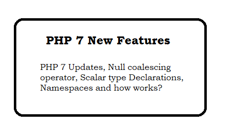 PHP 7 New Features