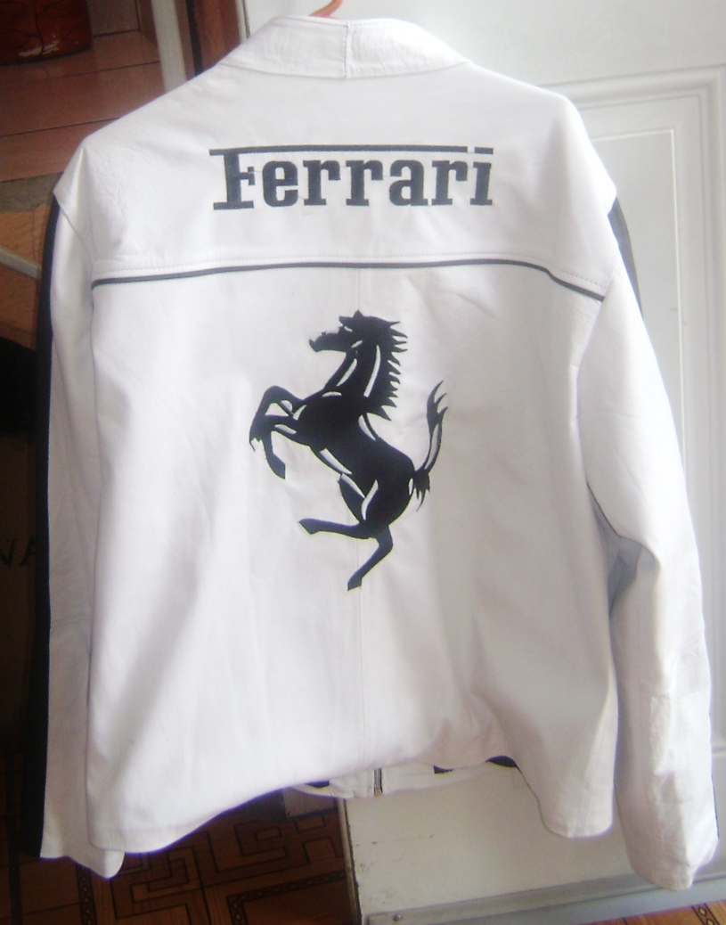 LEONBOOTS: CHAMARRA PIEL BLANCA