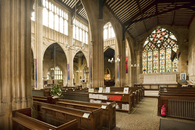 Beautiful interior of ST Mary the Virgin church at Chipping Norton by Martyn Ferry Photography