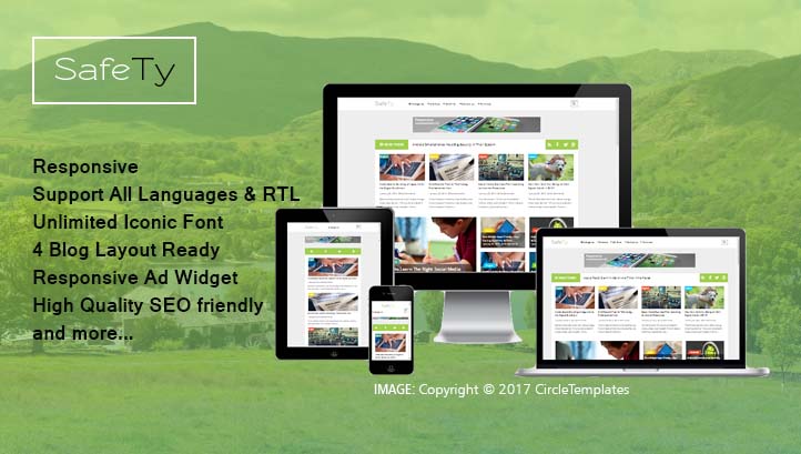 Free Download Safety - Responsive MultiPurpose Blogger Template