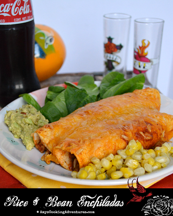 Rice & Bean Enchiladas