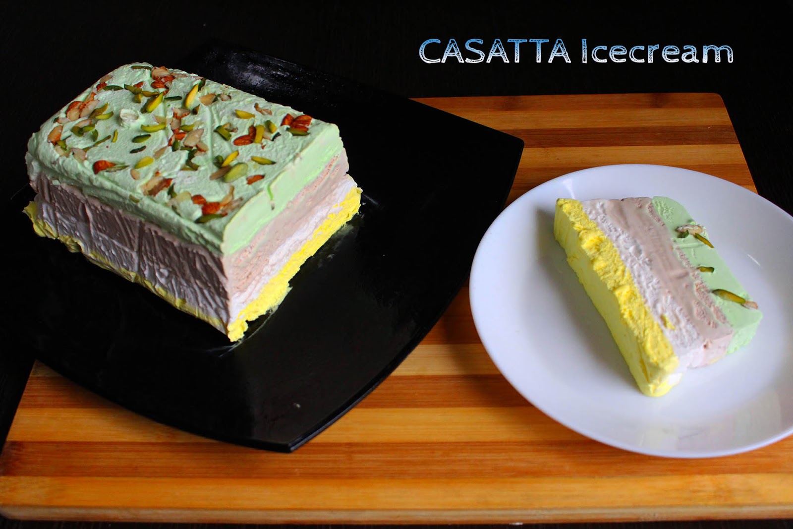 CASSATA ICECREAM RECIPE - HOW TO MAKE CASSATA ICE CREAM AT HOME