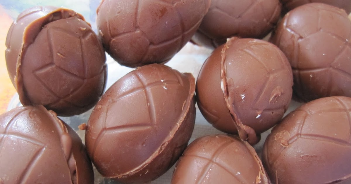 Little notes from Heather and Martin Hazelnut chocolate Easter eggs