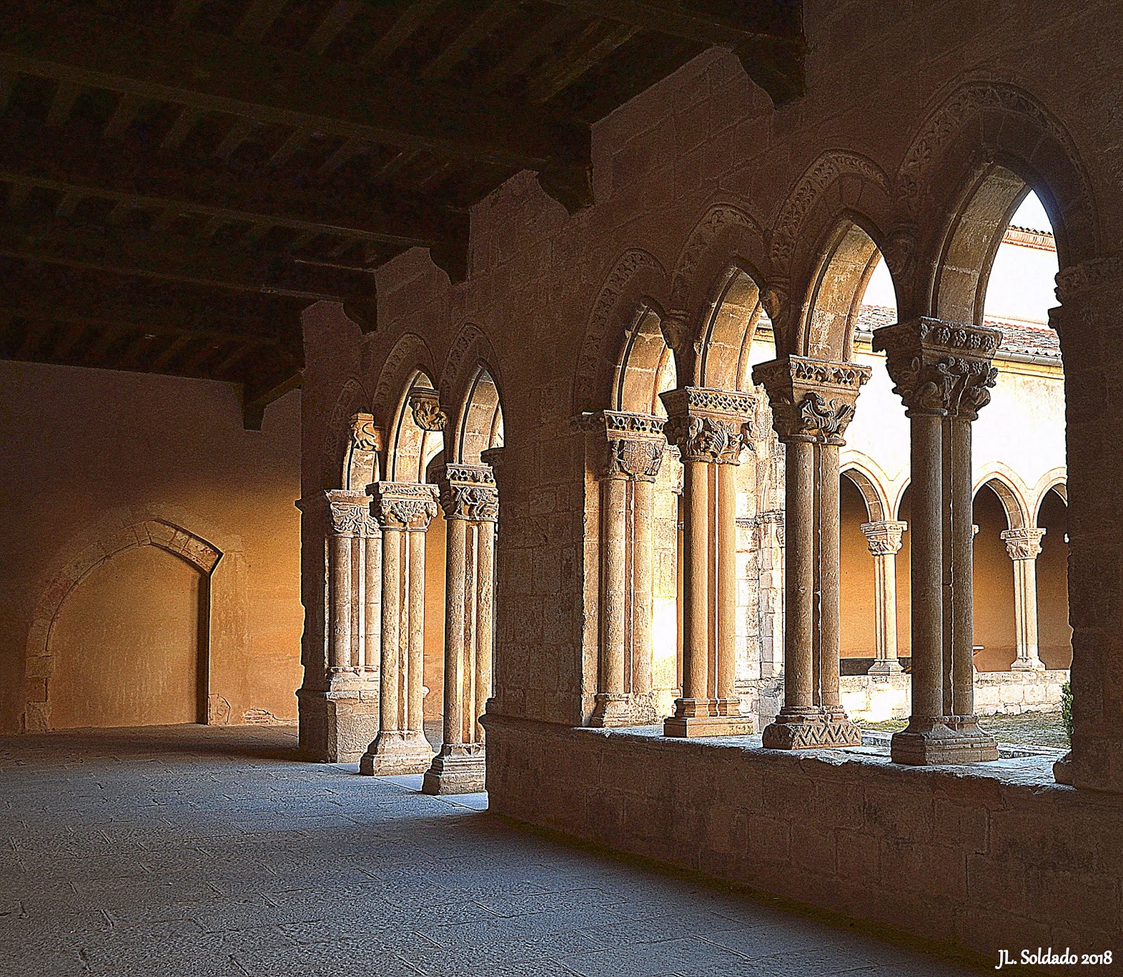 FotoBlogSegovia Claustro de la Iglesia Monasterio de Nuestra Señora