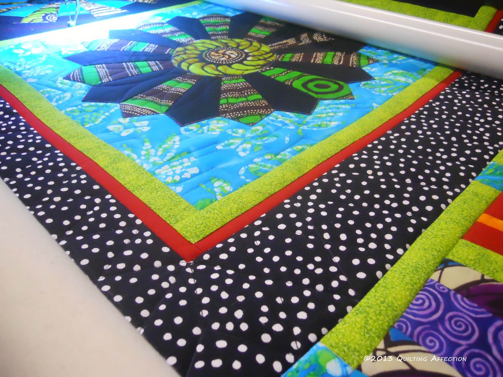 Quilting Affection Designs African Quilt Finished!