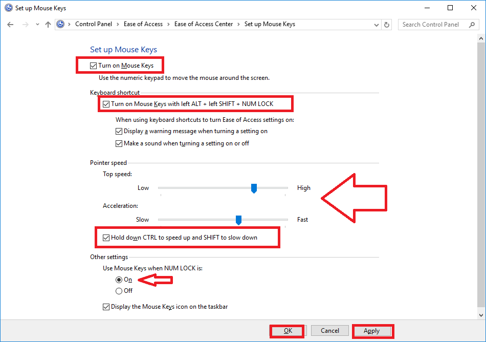 Learn New Things How to Use Keyboard as a Mouse in Windows PC 10/8.1/7