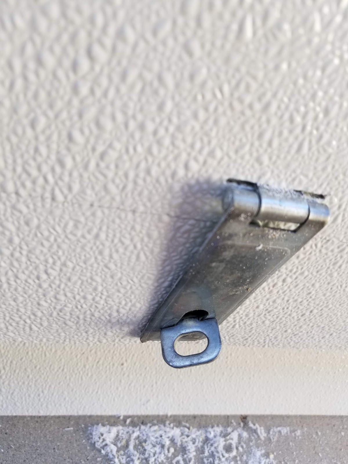 Travel Adventures of Tony & Stacie Teardrop Camper Back Hatch Lock