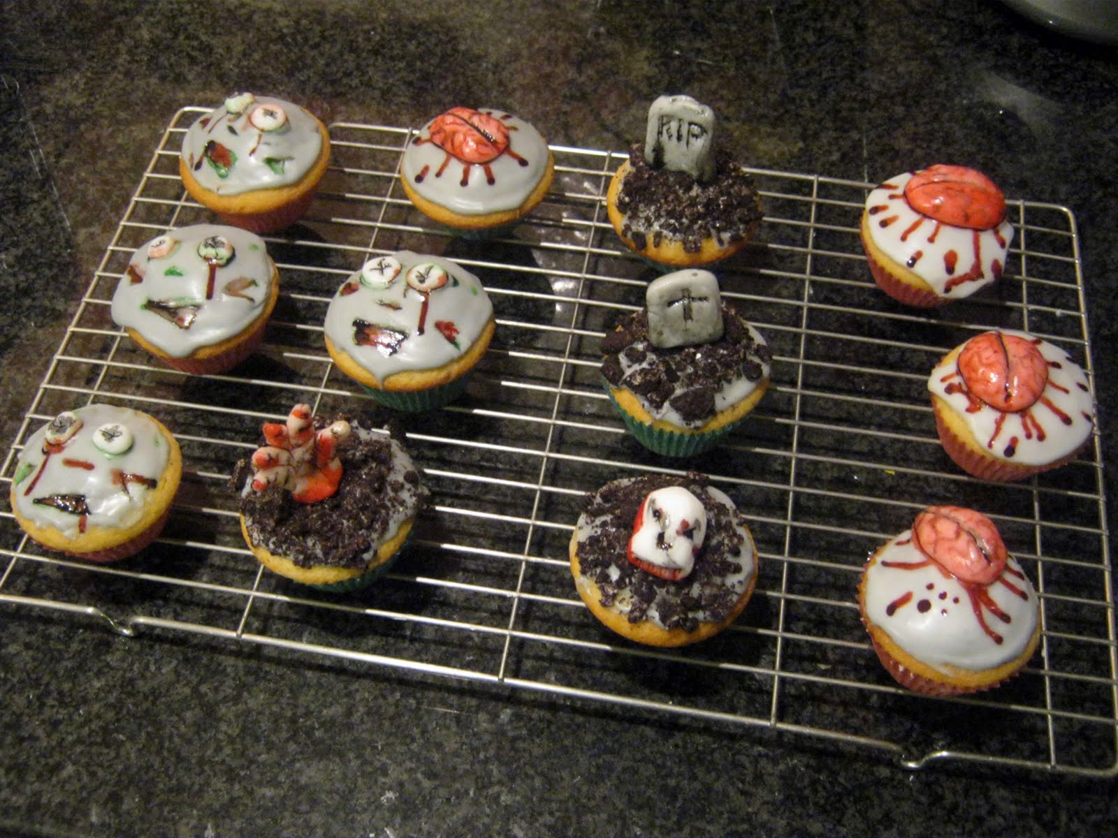 Zombie Shop Zombie Cupcake Recipe