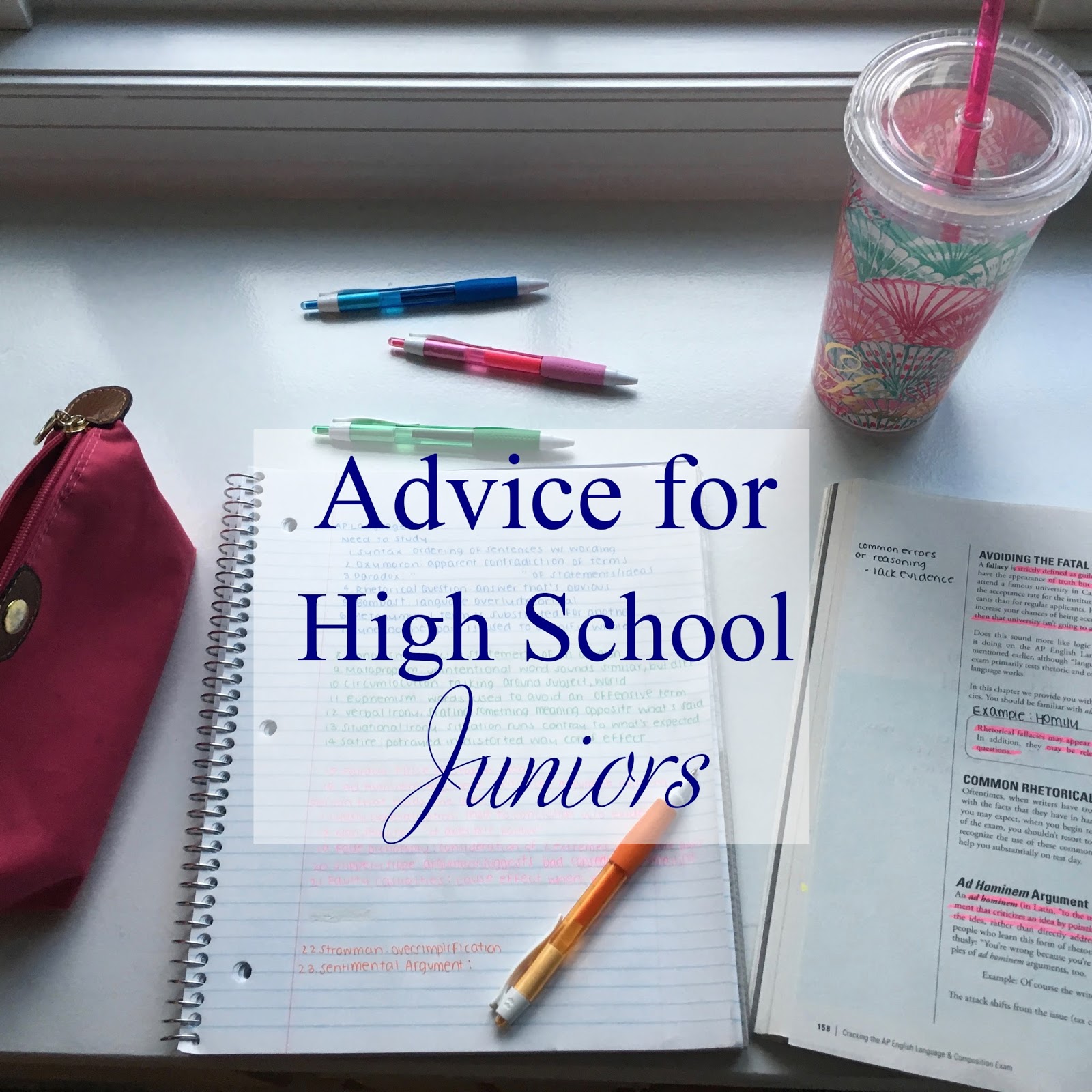 advice for high school seniors