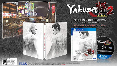 Yakuza Kiwami 2 Game Cover Ps4 Steelbook Edition