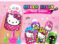 Hello Kitty Nail Salon Mod Apk Terbaru v1.0 Unlocked for Android 2017 Gratis