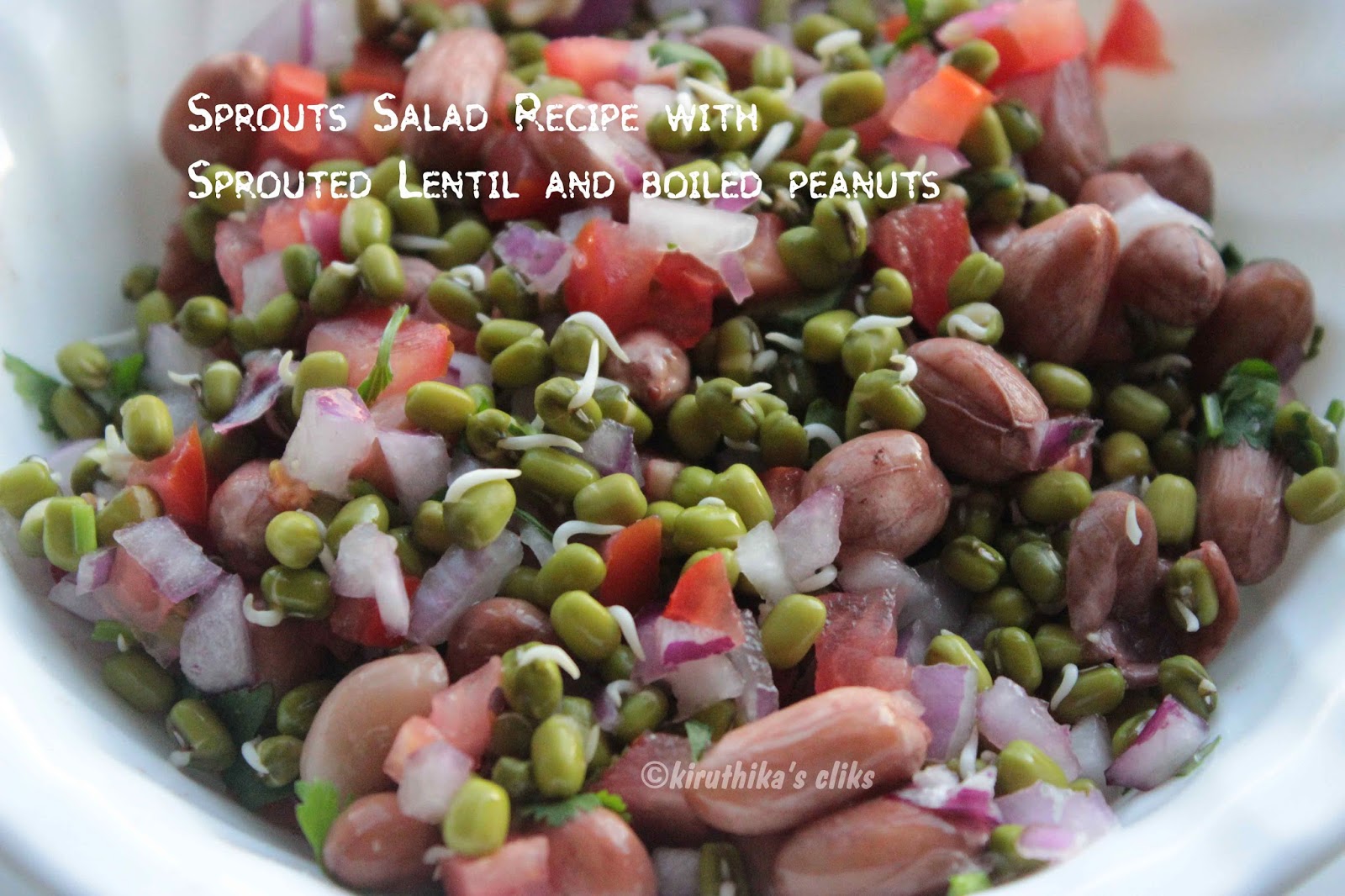 Alternatief Omhoog gaan Pellen Mixed Mocktails: Sprouts Salad Recipe with Sprouted Lentil(moong sprouts)  and boiled peanuts