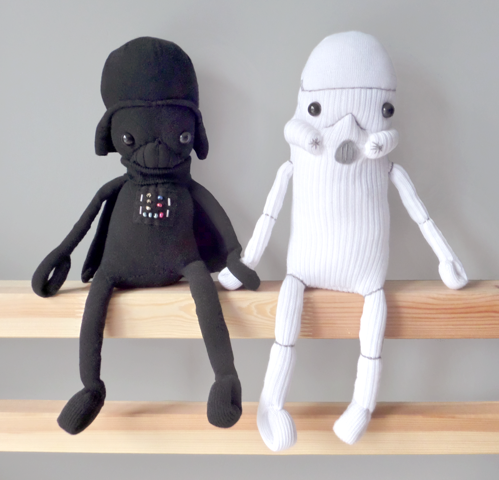 Ackmena's Craftina: Darth Vader Sock Doll