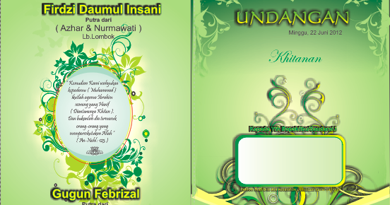 Download Undangan Gratis Desain Undangan Pernikahan &amp; Khitan