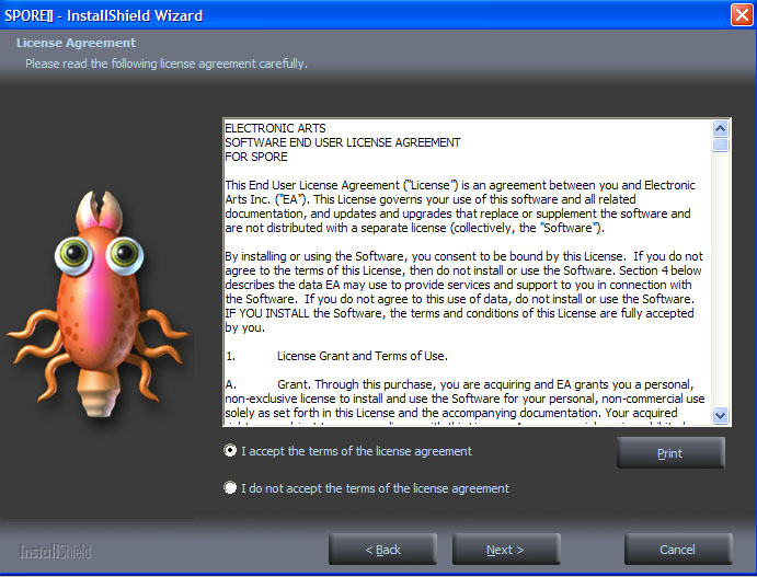 how to install spore how to install spore