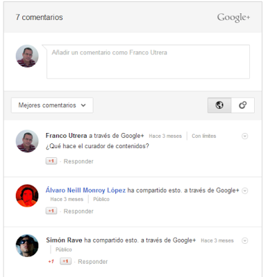Integra el sistema de comentarios de Google+ a Blogger.