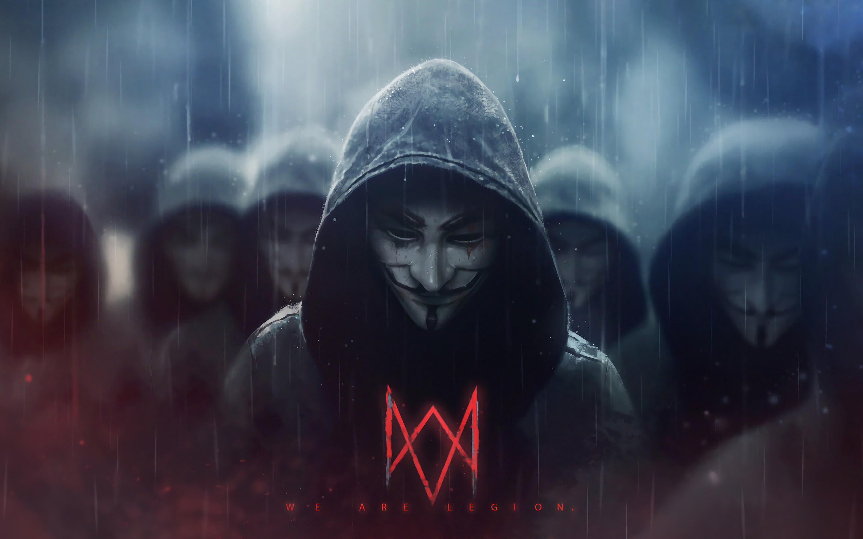 Watch Dogs Legion, Logo, Anonymous, 4K, #3 Wallpaper PC Desktop