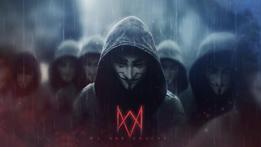 Watch Dogs Legion Logo Anonymous 4k Wallpaper 3