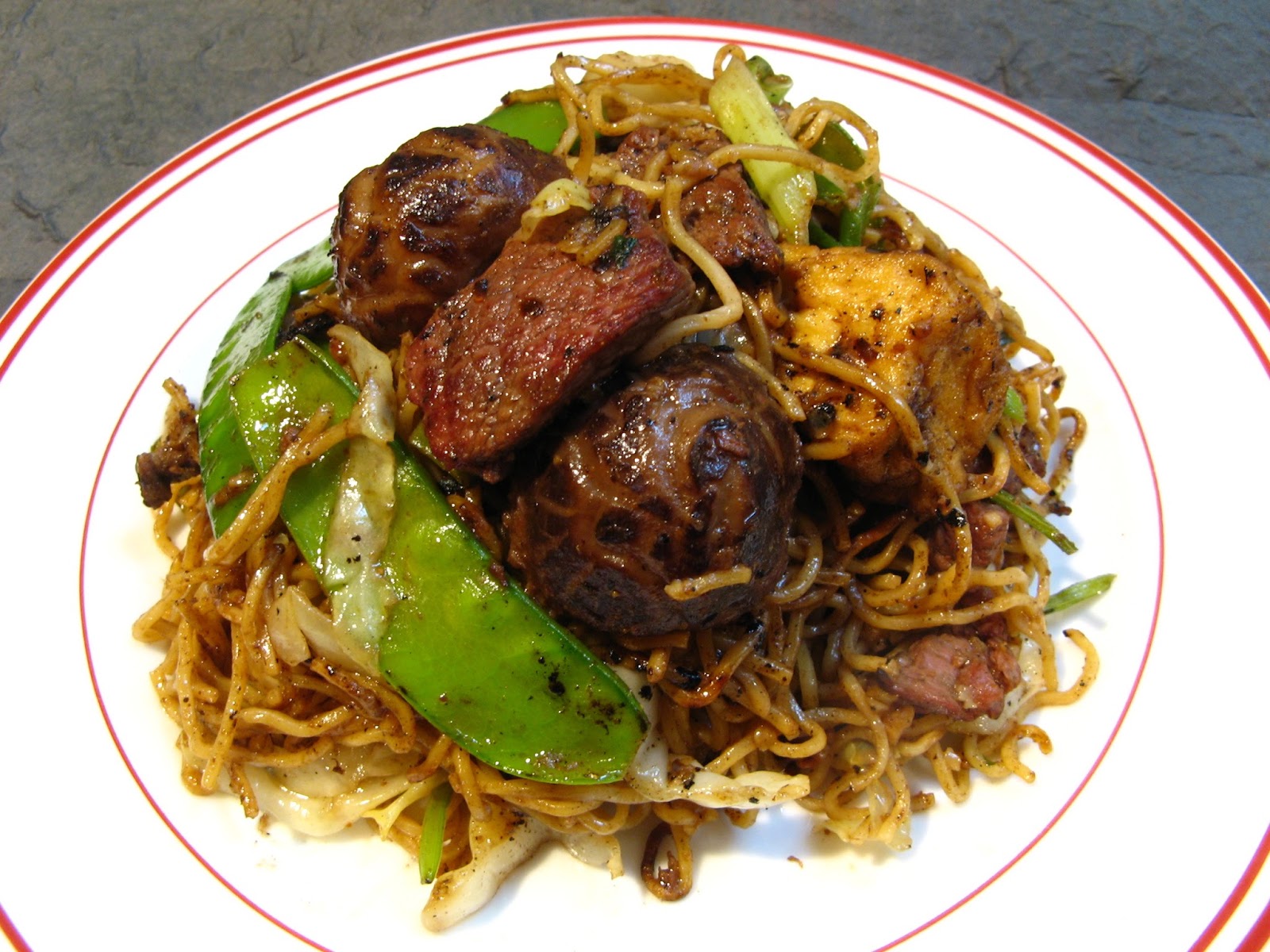 Duck Soup Easy Garam Masala Beef Hong Kong Noodles (胡荽牛肉炒雲吞麵, Wu4