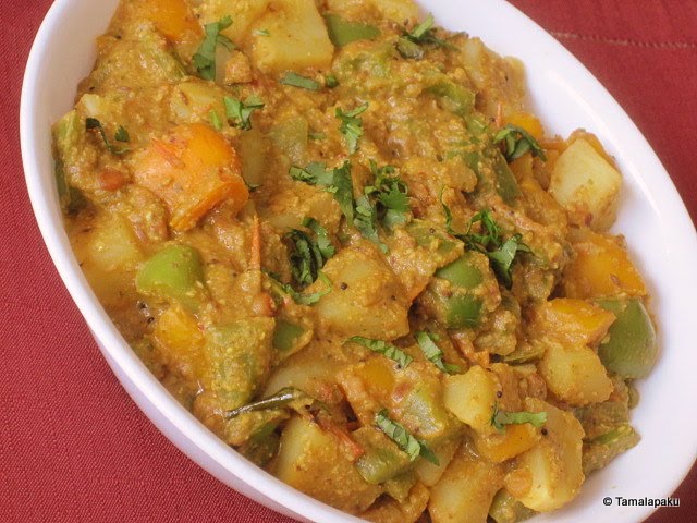 Alu-Capsicum Masala