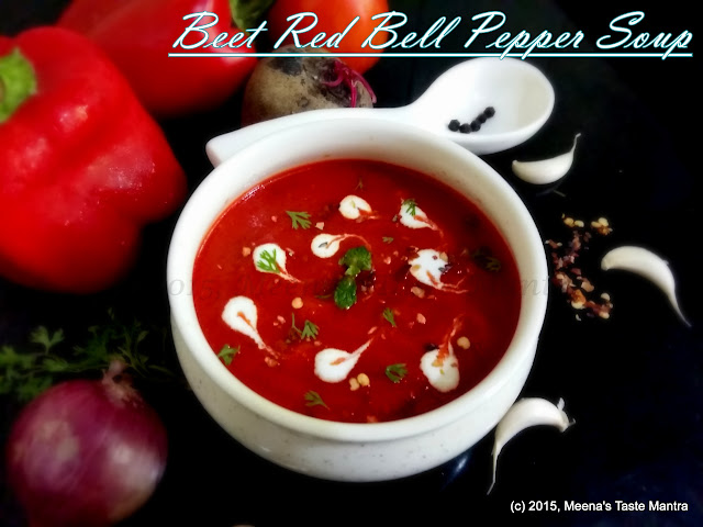 Beet Red Bell Pepper Soup