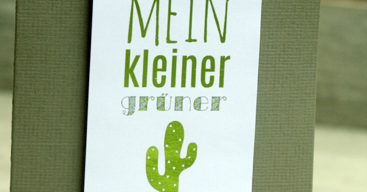 . Mein kleiner grüner Kaktus...
