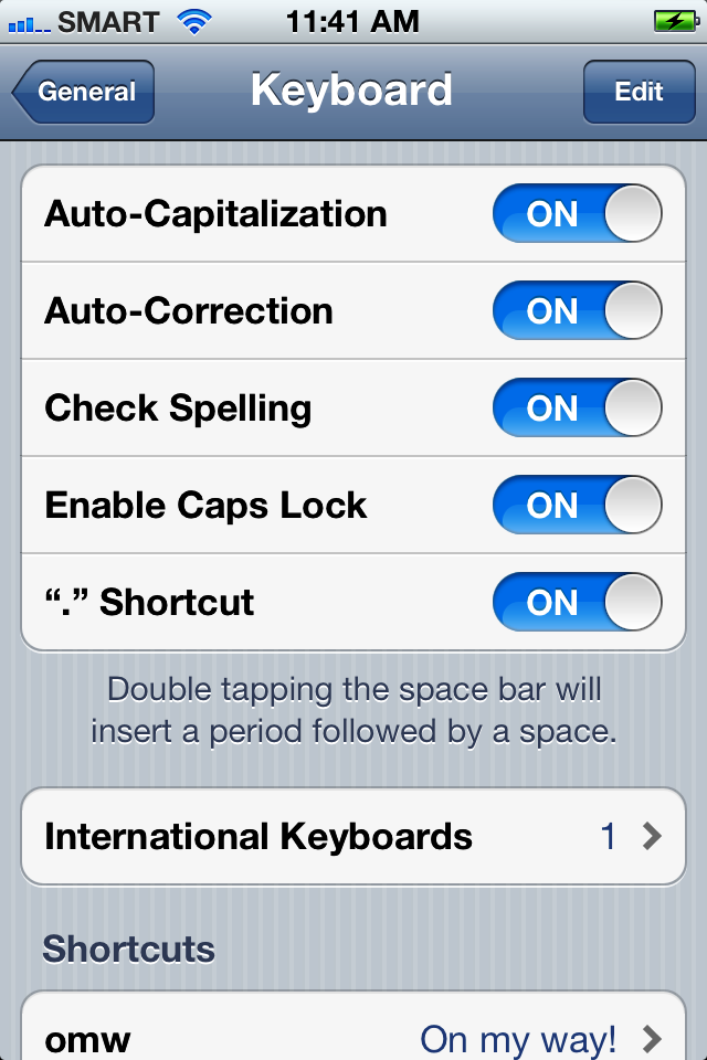 How to Configure Keyboard Settings in iPhone 4S iPhone Tips and Tricks