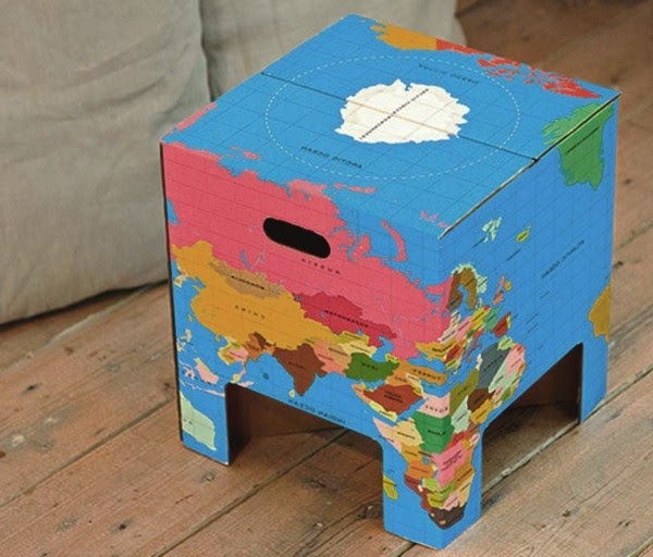 Stool Cardboard Original ideas!