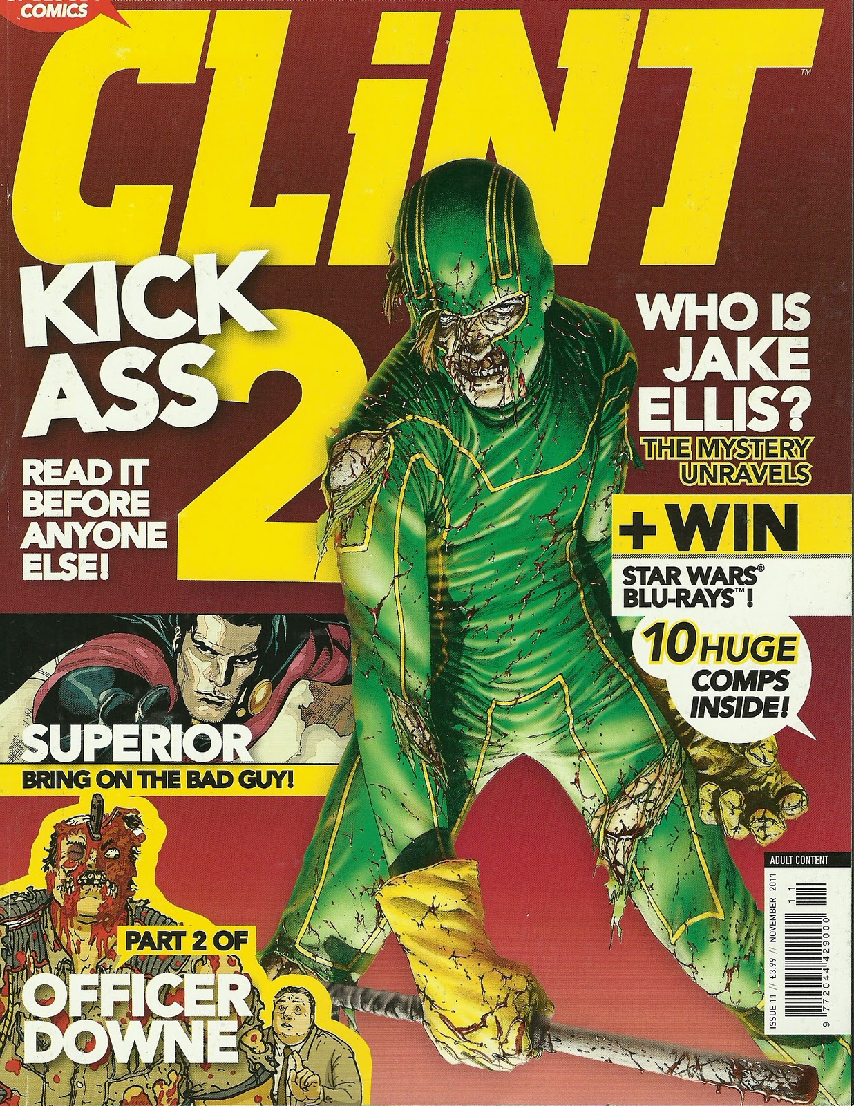 Too Busy Thinking About My Comics: On Mark Millar & John Romita Jr's Kick  Ass 2, part 11, from Clint # 11: Oh my god. We've gone too far this  time. Even For Us...