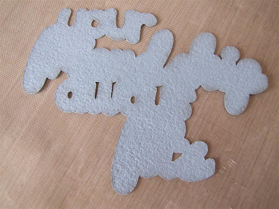 Raining Grace: Giving Smooth Cardstock a Texture