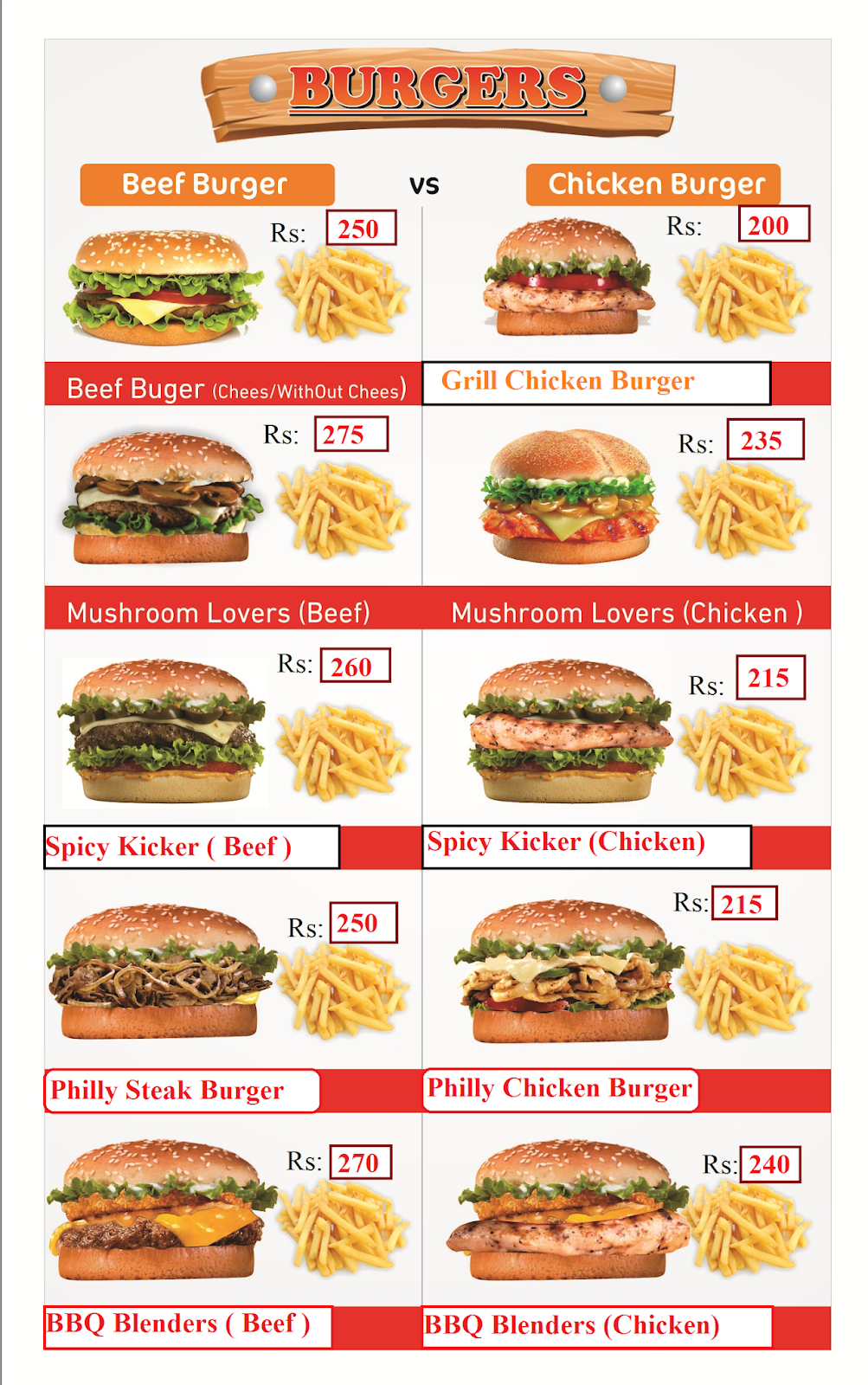 LalDin Grill burgers