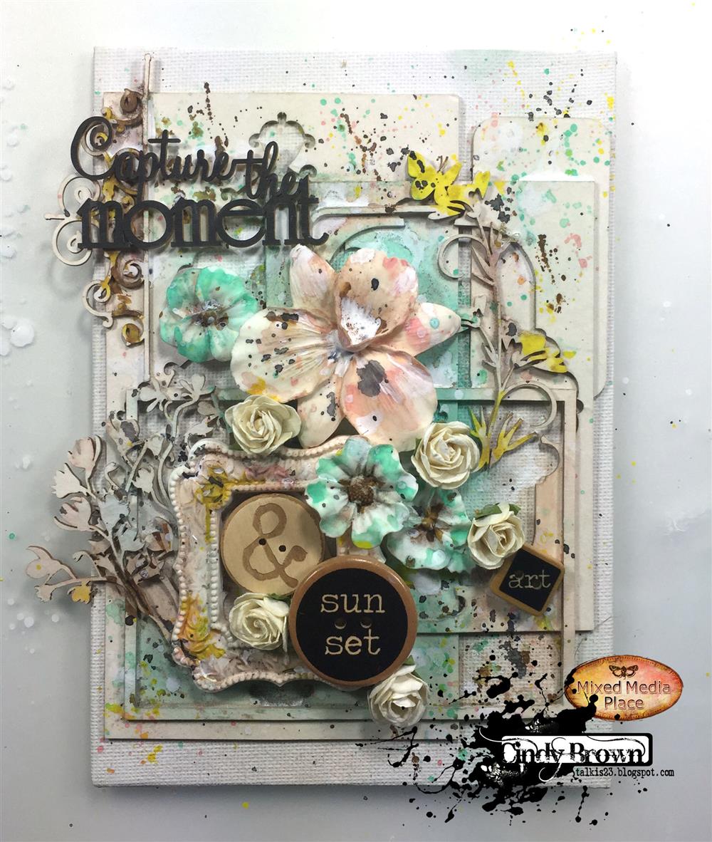 Mixed Media Place Pastel canvas video tutorial by Cindy Brown