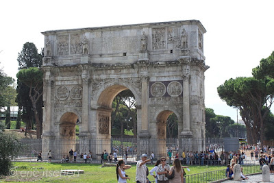 Voyage à Rome, arc de Constantin, Rome, 