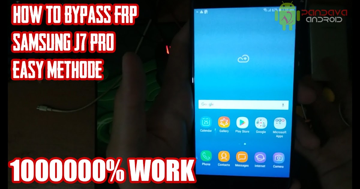Bypass FRP Samsung J7 PRO SMJ730G/DS (Oreo 8.0) Pandava Droider's