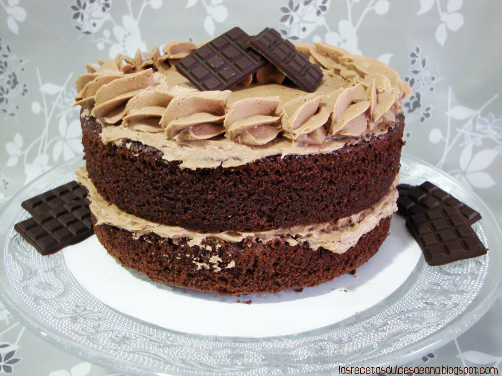 Las recetas dulces de Ana Tarta de chocolate con buttercream de Nutella