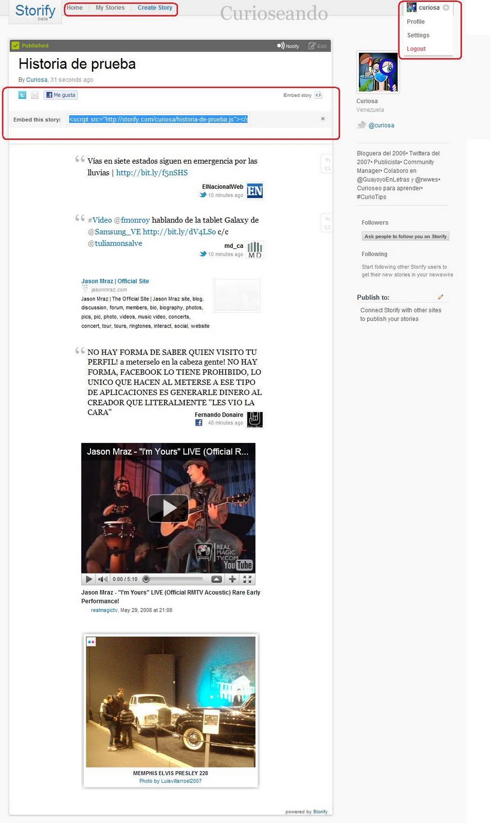 Storify. Crea tu propio portal de