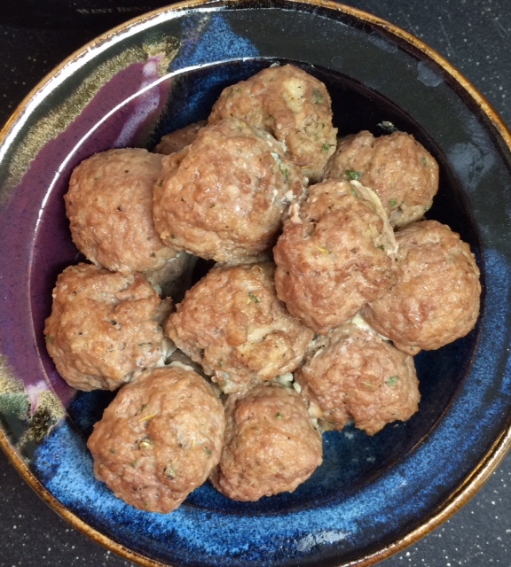 Michele's Woman Cave Mascarpone Meatballs