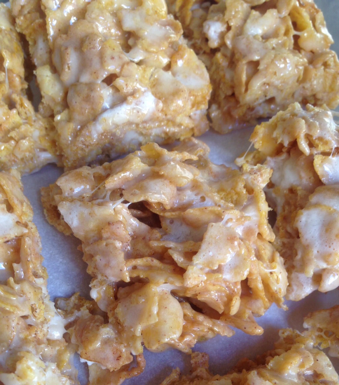 Cinnamon Frosted Flake Treats