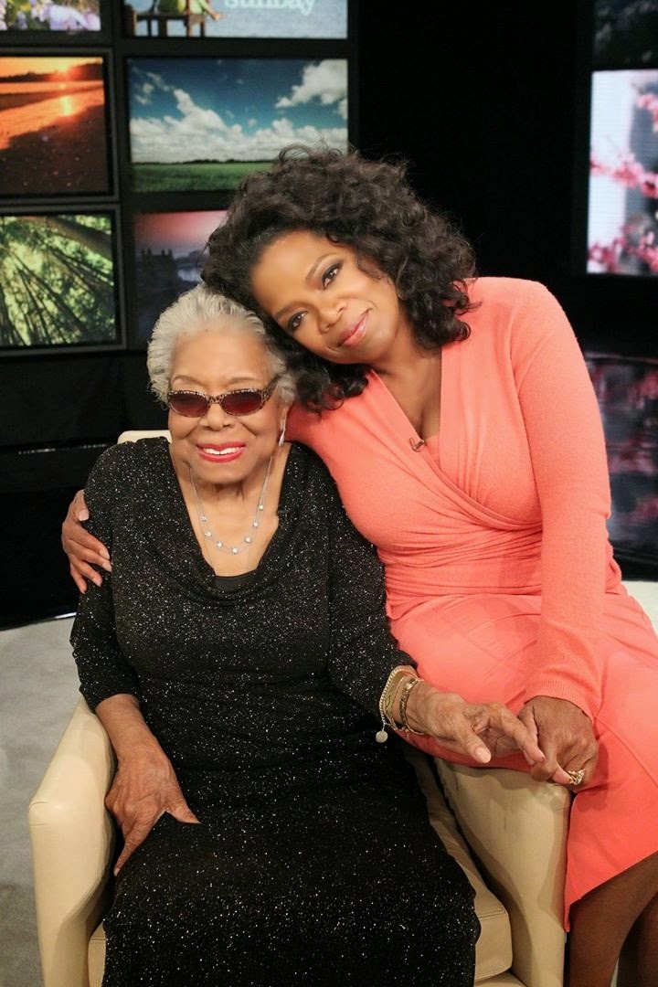 maya angelou oprah pictures