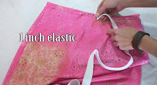 add elastic to casing