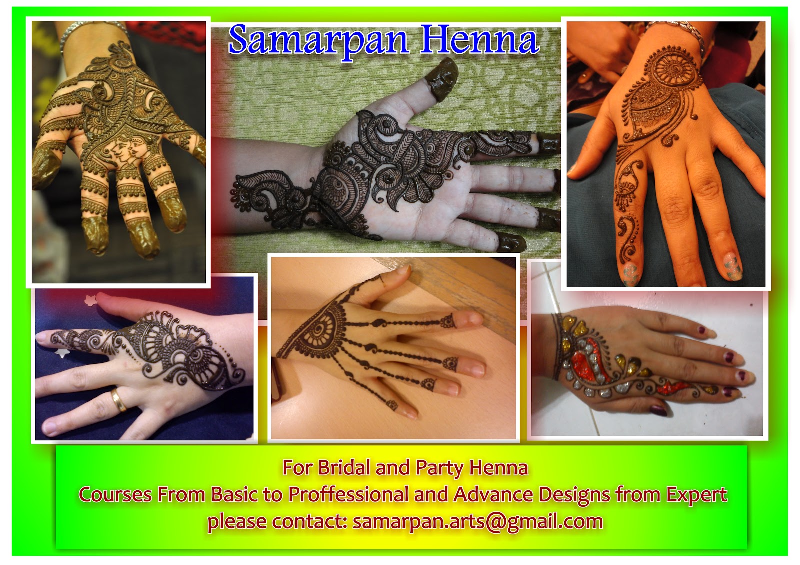 Samarpan Arts Henna Course in Pasir Ris, Singapore