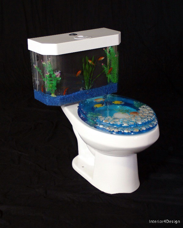 Fantastic Aquarium Design on Toilet Tank Best Interior Design Ideas