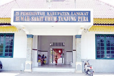 Tampak Depan Bangunan Rumah Sakit Tanjung Pura Jl.Chairil Anwar No 43 